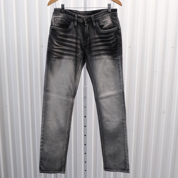 Buffalo David Bitton Other - Buffalo David Bitton Ash-X Slim Stretch Jeans Mens 30x32 Gray Faded